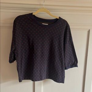 Madewell cherry boxy tee